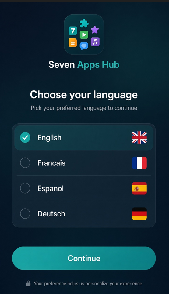 ONSTREAM language setup